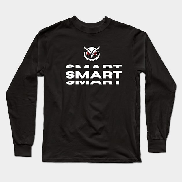 Angry Owl Smart Long Sleeve T-Shirt by Angry Owl